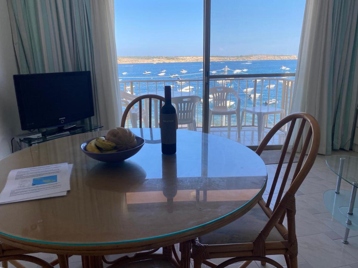 Sea Front Apartment At Mellieha Bay, Malta! מראה חיצוני תמונה